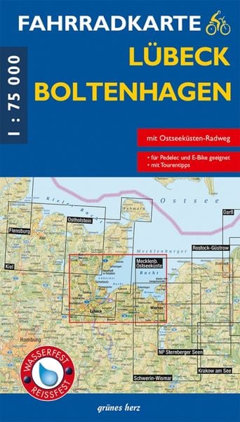 Fahrradkarte Lübeck, Boltenhagen, Sonstige von , Grünes Herz, 978-3-86636-268-0