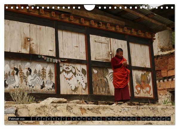 Produktbild: Druk Yul - Szenen aus Bhutan (Wandkalender 2026 DIN A4 quer), CALVENDO Monatskalender