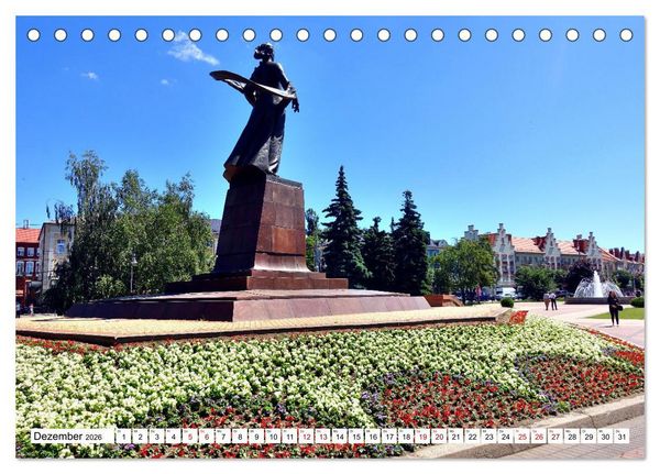 Produktbild: K&Ouml;NIGSBERG HEUTE - Bilder aus Kaliningrad (Tischkalender 2026 DIN A5 quer), CALVENDO Monatskalender