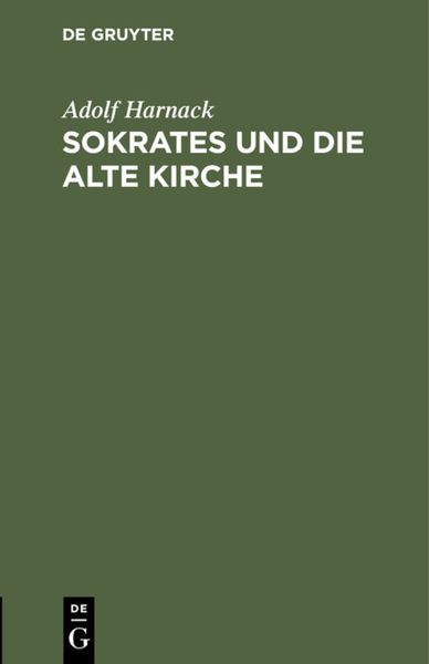 Produktbild: Sokrates und die alte Kirche