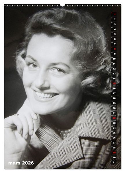 Produktbild: Deux mannequins des ann&eacute;es 1950 - Les jumelles Thea et Helga (Calendrier mural 2026 DIN A2 horizontal) calendrier de bureau
