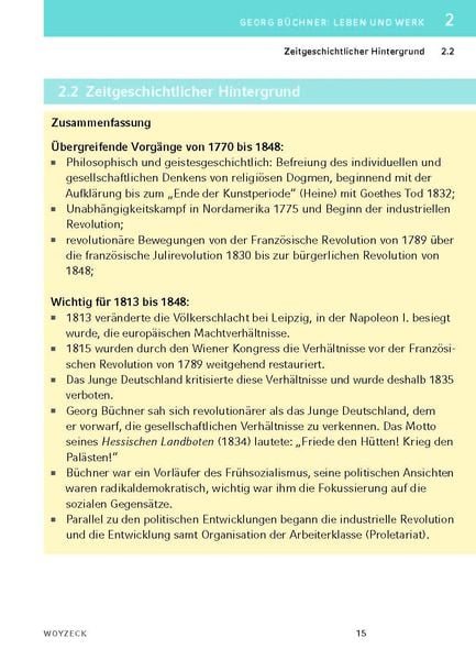 Woyzeck - Textanalyse und Interpretation