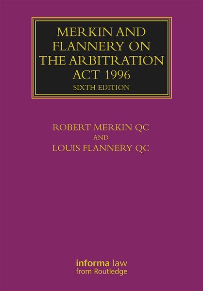 Produktbild: Merkin and Flannery on the Arbitration Act 1996