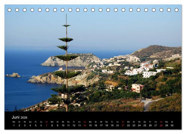Produktbild: Griechenland - Insel Kreta (Tischkalender 2026 DIN A5 quer), CALVENDO Monatskalender