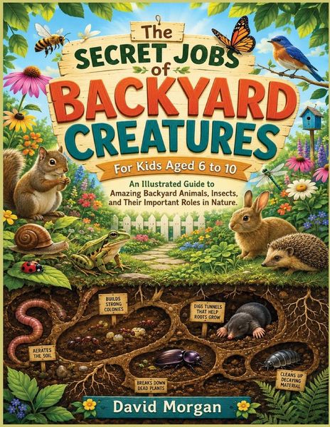Produktbild: The Secret Jobs of Backyard Creatures For Kids Aged 6 to 10