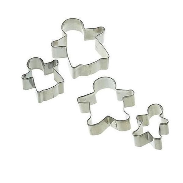 Neuetischkultur Ausstechformen-Set, Edelstahl, 4-teilig Lets Make