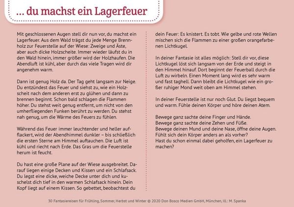 Produktbild: 30 Fantasiereisen f&uuml;r Fr&uuml;hling, Sommer, Herbst und Winter.