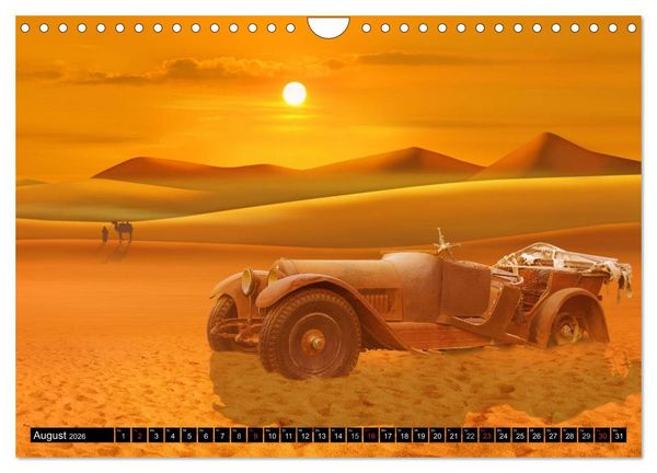 Produktbild: Oldtimer Romantik (Wandkalender 2026 DIN A4 quer), CALVENDO Monatskalender