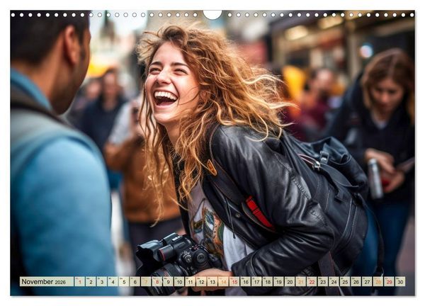 Produktbild: Lachen verzaubert (Wandkalender 2026 DIN A3 quer), CALVENDO Monatskalender