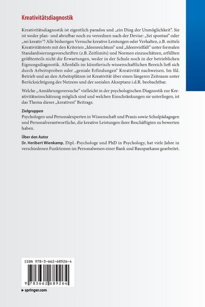 Produktbild: Kreativit&auml;tsdiagnostik