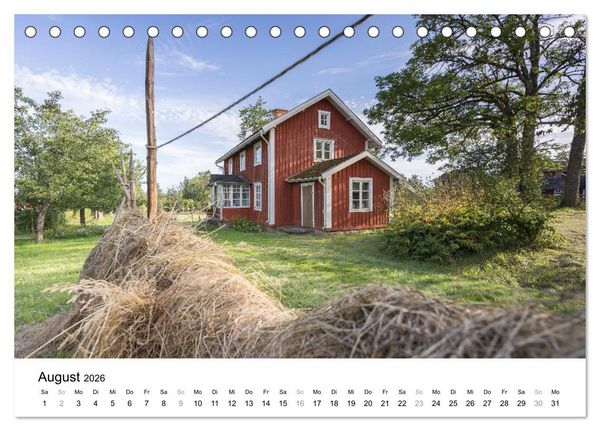 Produktbild: Schweden - Die Highlights von Sm&aring;land bis zur Westk&uuml;ste (Tischkalender 2026 DIN A5 quer), CALVENDO Monatskalender