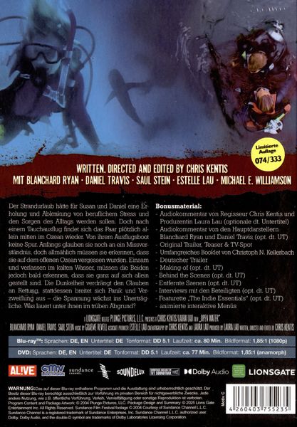 Produktbild: Open Water - Mediabook - Cover C - Limited Edition (Blu-ray+DVD)