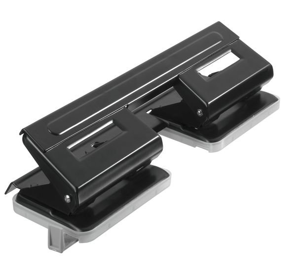 Produktbild: Herlitz Doppel-Locher 1,5mm schwarz