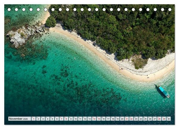 Produktbild: Indonesien von oben - spektakul&auml;re Landschaften aus der Vogelperspektive (Tischkalender 2026 DIN A5 quer), CALVENDO Monatskalender