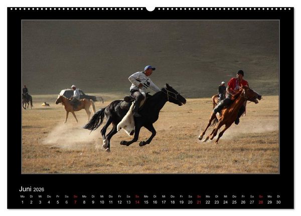 Produktbild: Unbekanntes Kirgistan (Wandkalender 2026 DIN A2 quer), CALVENDO Monatskalender
