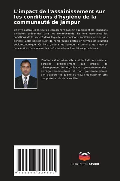 Produktbild: L'impact de l'assainissement sur les conditions d'hygi&egrave;ne de la communaut&eacute; de Jampur