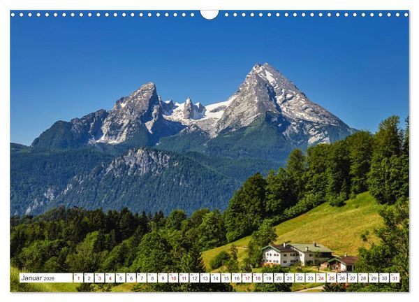 Produktbild: Bayern - Seen, Berge, Landschaft (Wandkalender 2026 DIN A3 quer), CALVENDO Monatskalender