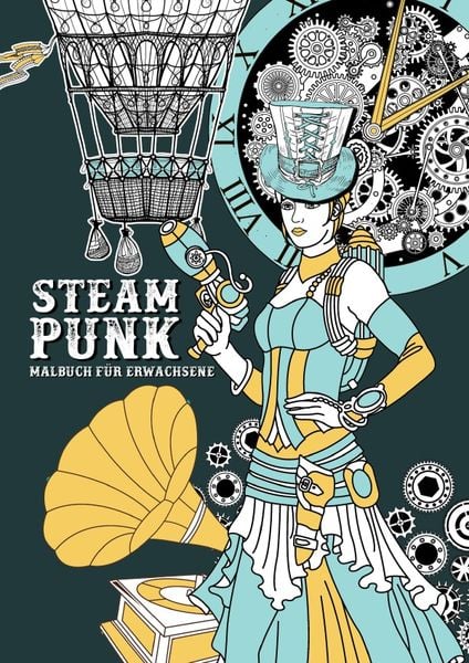 Produktbild: Steampunk - Malbuch f&uuml;r Erwachsene