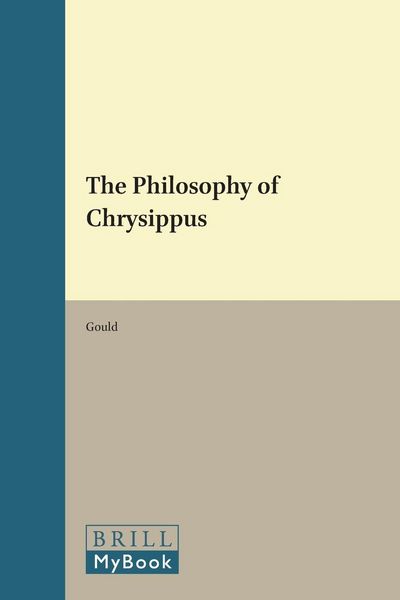Produktbild: The Philosophy of Chrysippus