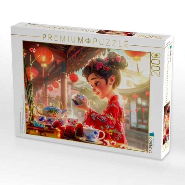 Produktbild: CALVENDO Puzzle Teeritual die Kunst des Einschenkens | 2000 Teile Lege-Gr&ouml;&szlig;e 90x67cm Foto-Puzzle f&uuml;r gl&uuml;ckliche Stunden
