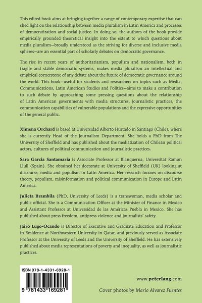 Produktbild: Media and Governance in Latin America