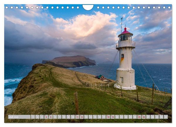 Produktbild: Traumlandschaft im Nordatlantik. F&auml;r&ouml;er Inseln (Wandkalender 2026 DIN A4 quer), CALVENDO Monatskalender