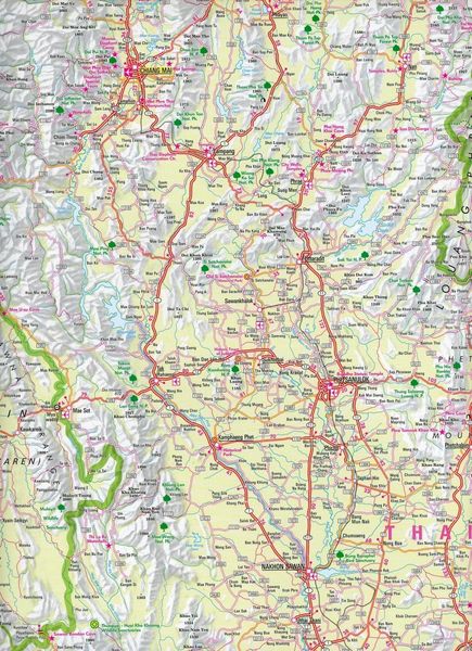 Produktbild: Nelles Map Landkarte Thailand 1:1,5 Mio.