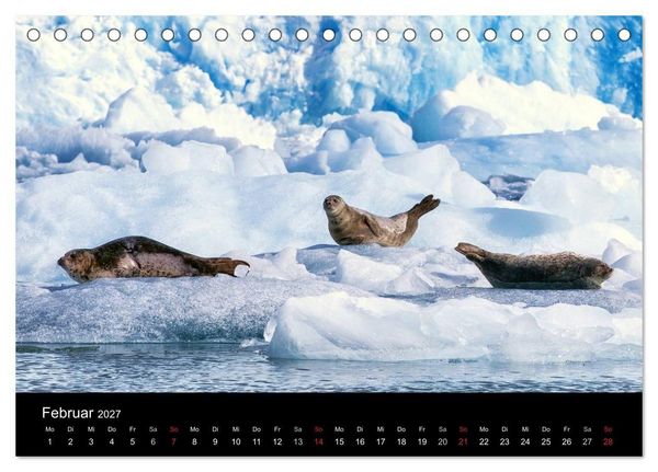 Produktbild: FASZINATION ALASKA Expedition durch die Inside Passage (Tischkalender 2027 DIN A5 quer), CALVENDO Monatskalender