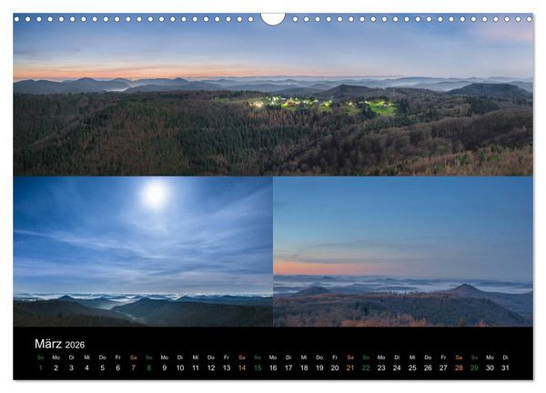 Produktbild: Atemberaubende und Emotionale Landschaften in der Pfalz (Wandkalender 2026 DIN A3 quer), CALVENDO Monatskalender