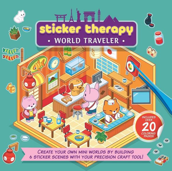 Produktbild: Sticker Therapy: World Traveler