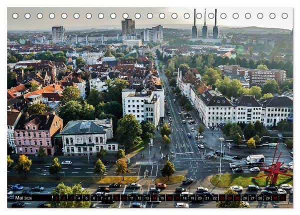 Produktbild: Hannover - Luftige Einblicke (Tischkalender 2026 DIN A5 quer), CALVENDO Monatskalender