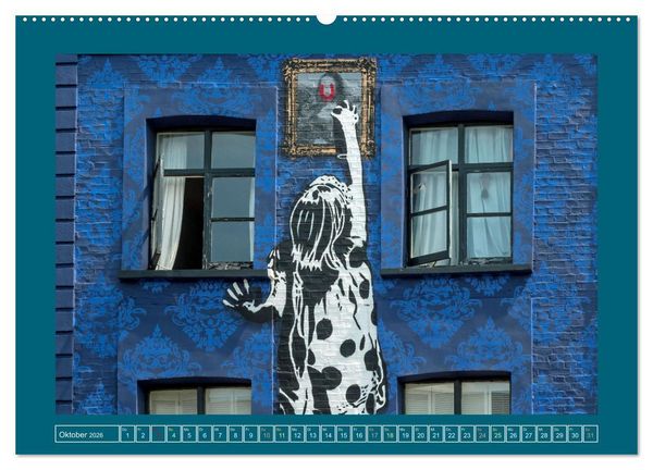 Produktbild: Streetart in Europas St&auml;dten (hochwertiger Premium Wandkalender 2026 DIN A2 quer), Kunstdruck in Hochglanz