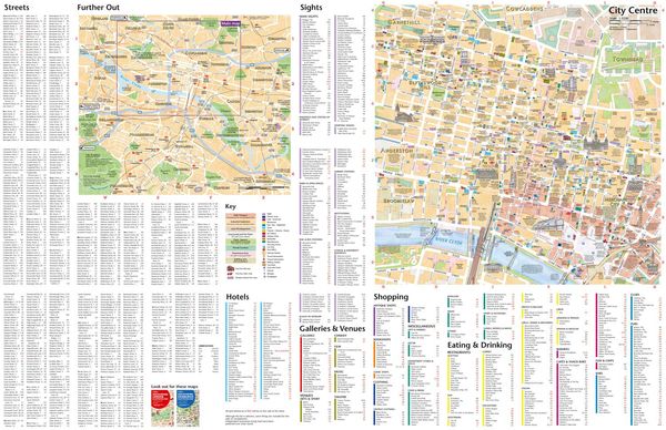 Produktbild: Discovering Glasgow Illustrated Map