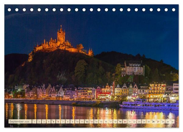 Produktbild: Die Mosel von Metz bis Koblenz (Tischkalender 2026 DIN A5 quer), CALVENDO Monatskalender