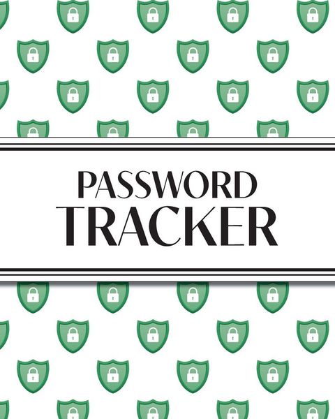 Produktbild: XL Large Print Password Tracker (Lock Shield Green)