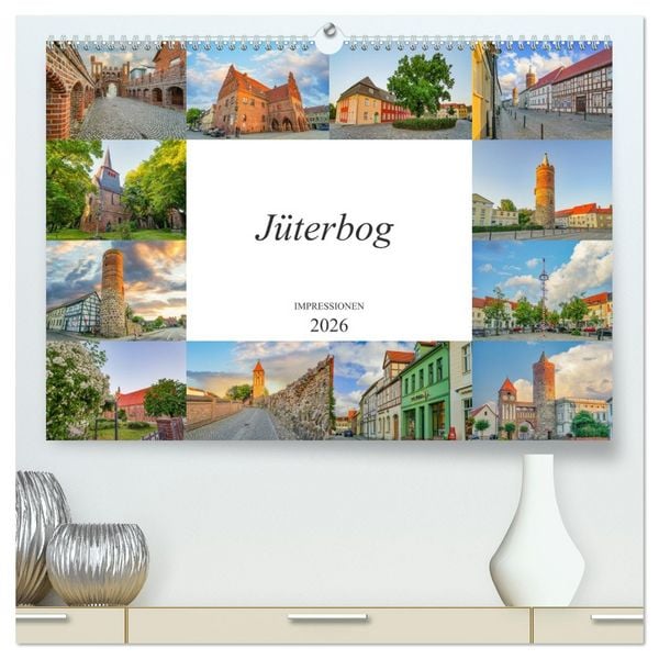 Produktbild: J&uuml;terbog Impressionen (hochwertiger Premium Wandkalender 2026 DIN A2 quer), Kunstdruck in Hochglanz