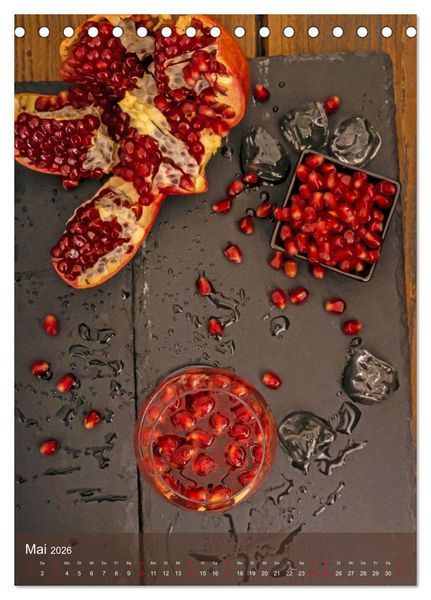 Produktbild: Granatapfel (Tischkalender 2026 DIN A5 hoch), CALVENDO Monatskalender