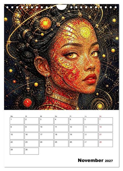 Produktbild: Mystische Gesichter der Unendlichkeit (Wandkalender 2027 DIN A4 hoch), CALVENDO Monatskalender