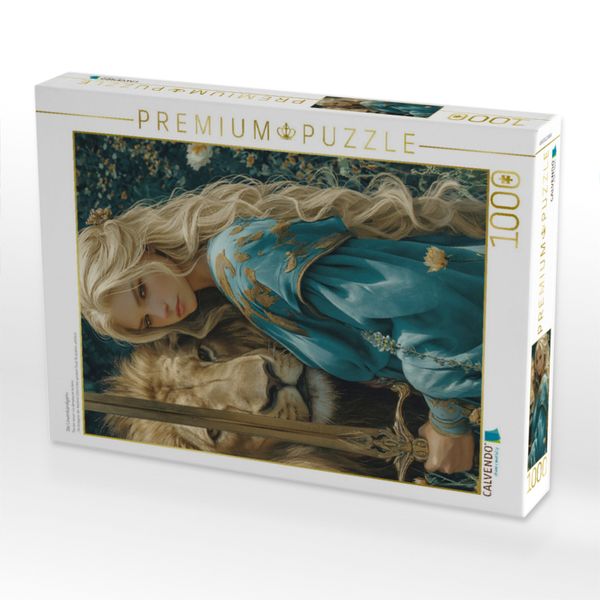 CALVENDO Löwenbabies Puzzle – 1000 Teile Premium-Foto-Puzzle Für Entspannte Stunden (64 X 48 Cm)