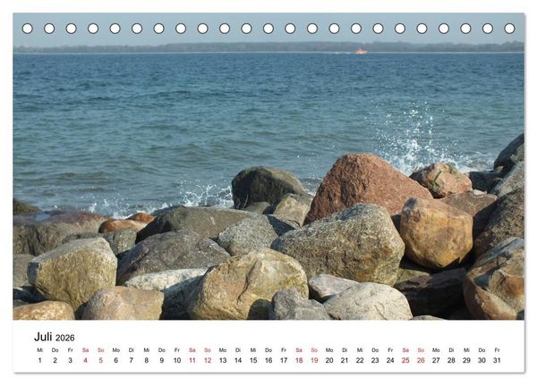 Produktbild: L&uuml;becker Bucht (Tischkalender 2026 DIN A5 quer), CALVENDO Monatskalender