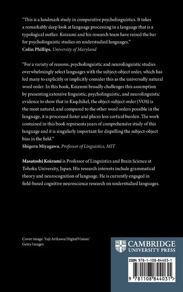 Produktbild: Constituent Order in Language and Thought