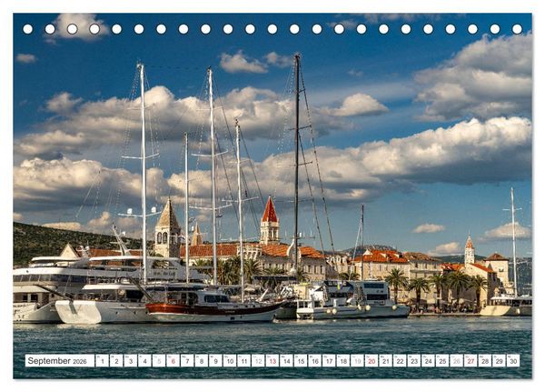 Produktbild: Kroatien - Welterbe Trogir (Tischkalender 2026 DIN A5 quer), CALVENDO Monatskalender