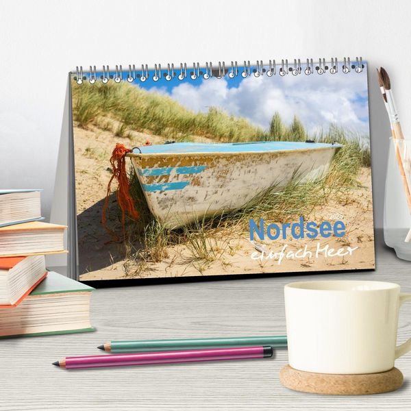 Produktbild: Nordsee - einfach Meer (Tischkalender 2026 DIN A5 quer), CALVENDO Monatskalender