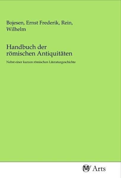 Produktbild: Handbuch der r&ouml;mischen Antiquit&auml;ten