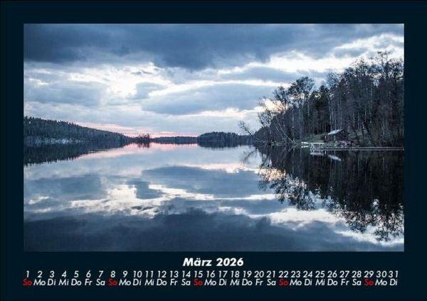 Produktbild: Die Seen der Erde 2026 Fotokalender DIN A5