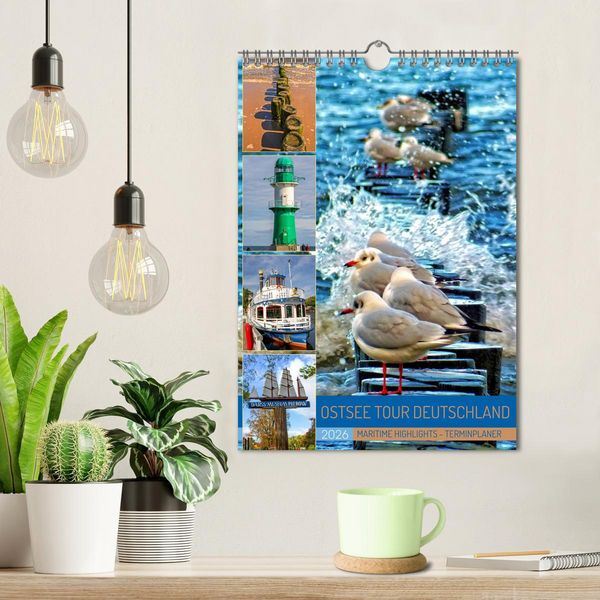 Produktbild: Ostsee Tour Deutschland - maritime Highlights (Wandkalender 2026 DIN A4 hoch), CALVENDO Monatskalender