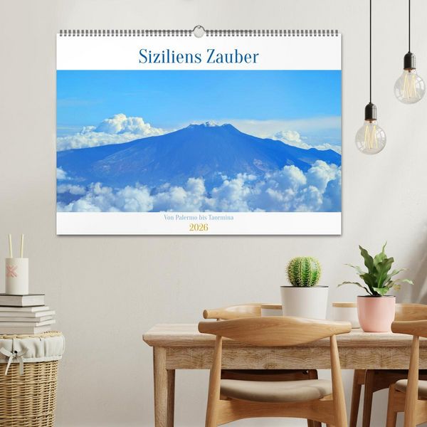 Produktbild: Siziliens Zauber &ndash; Von Palermo bis Taormina (Wandkalender 2026 DIN A2 quer), CALVENDO Monatskalender