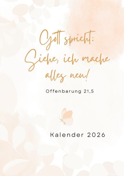 Produktbild: christlicher Kalender 2026