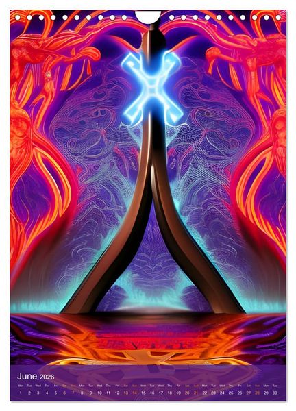 Produktbild: Prismatic Visions (Wall Calendar 2026 DIN A4 portrait), CALVENDO 12 Month Wall Calendar