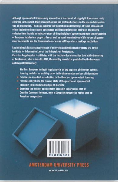 Produktbild: Guibault, L: Open Content Licensing